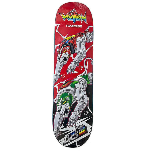 Finesse 8.25" VOLTRON 40TH LION SKATE RED Skateboard Deck 5150 Skate Shop
