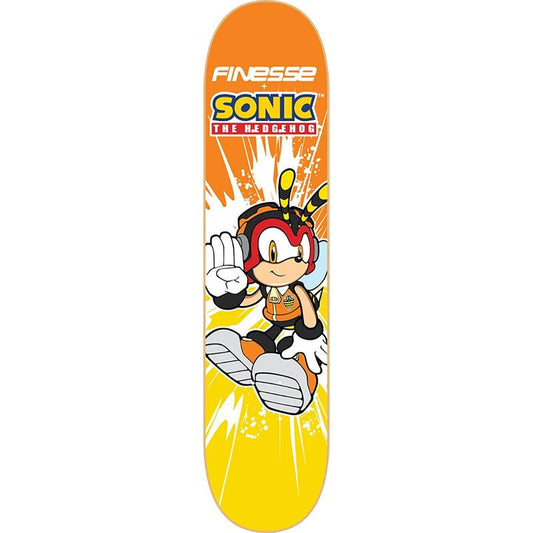 Finesse 8.0" SEGA SONIC CHARMY BEE Skateboard Deck - 5150 Skate Shop