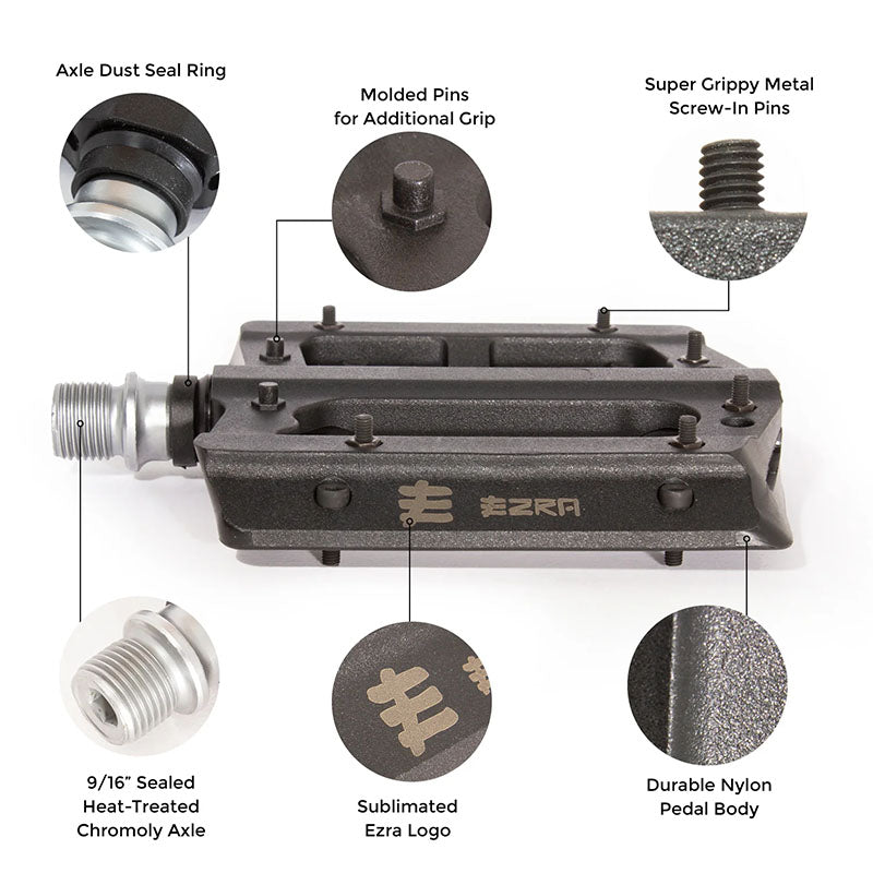 Eastern RED Ezra Flats+ Pedals
