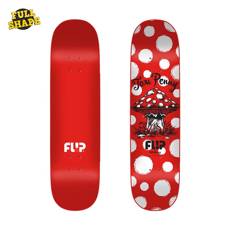 Flip 8.125" PENNY DOTS RED Skateboard Deck - 5150 Skate Shop