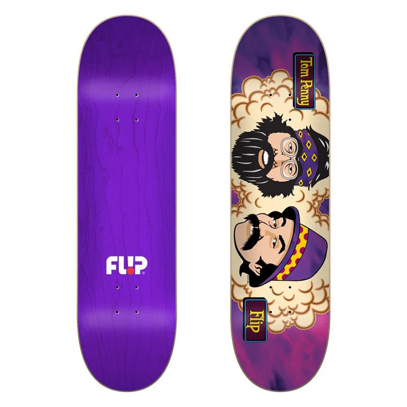 Flip 8.25" x 31.71" Penny Tom's Friends PURPLE HAZE Skateboard Deck - 5150 Skate Shop