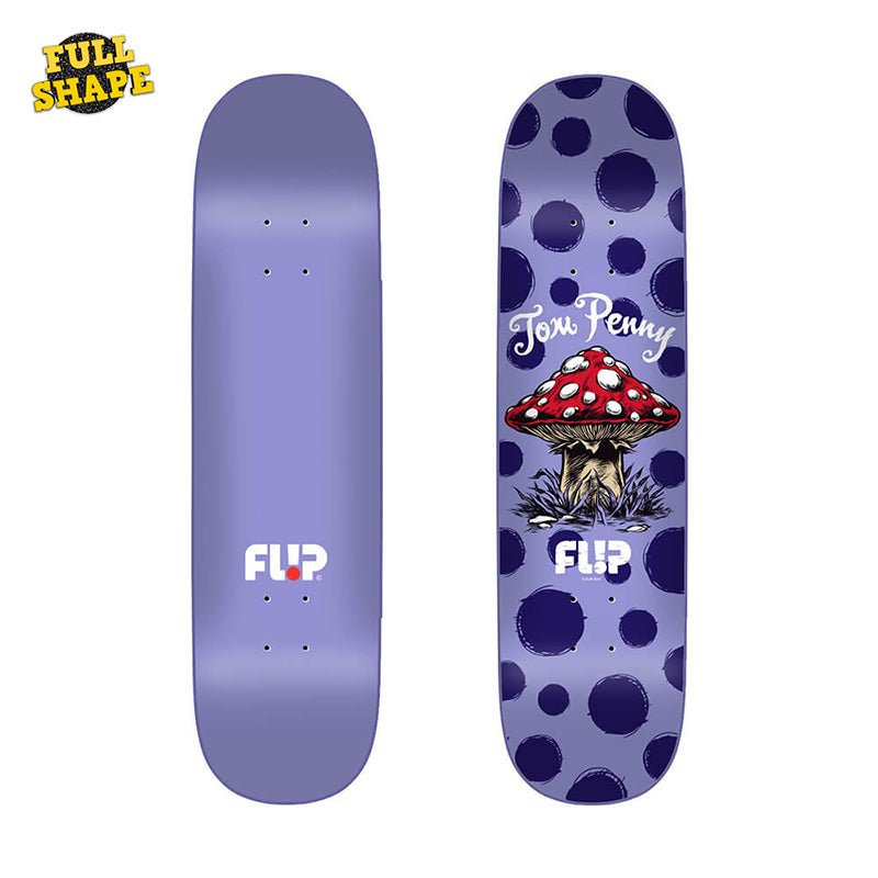 Flip 8.375" PENNY DOTS PURPLE Skateboard Deck - 5150 Skate Shop