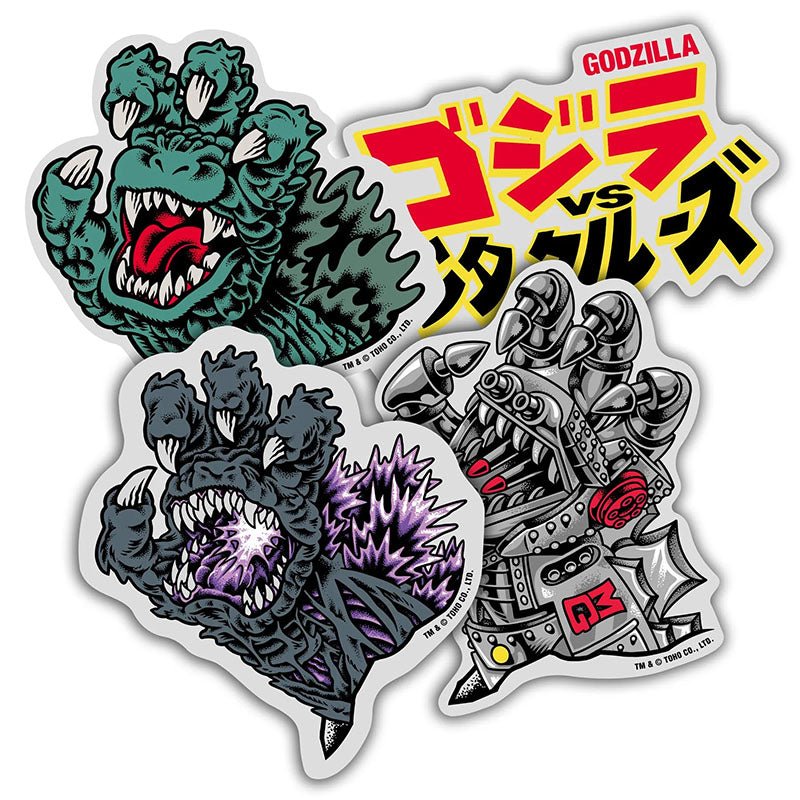 Godzilla vs Santa Cruz Sicker Pack (4 Pack) - 5150 Skate Shop