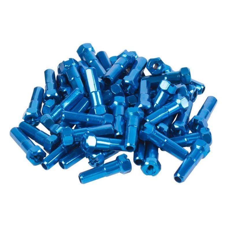 GSPORT Taper-Hex Anodized Blue 7075-T6 Aluminum Nipples 40pcs 5150 Skate Shop