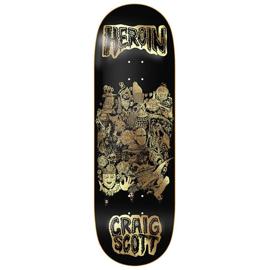 Heroin 10" x 32.25" CRAIG QUESTIONS ALLEGORY OF FEAR Skateboard Deck - 5150 Skate Shop