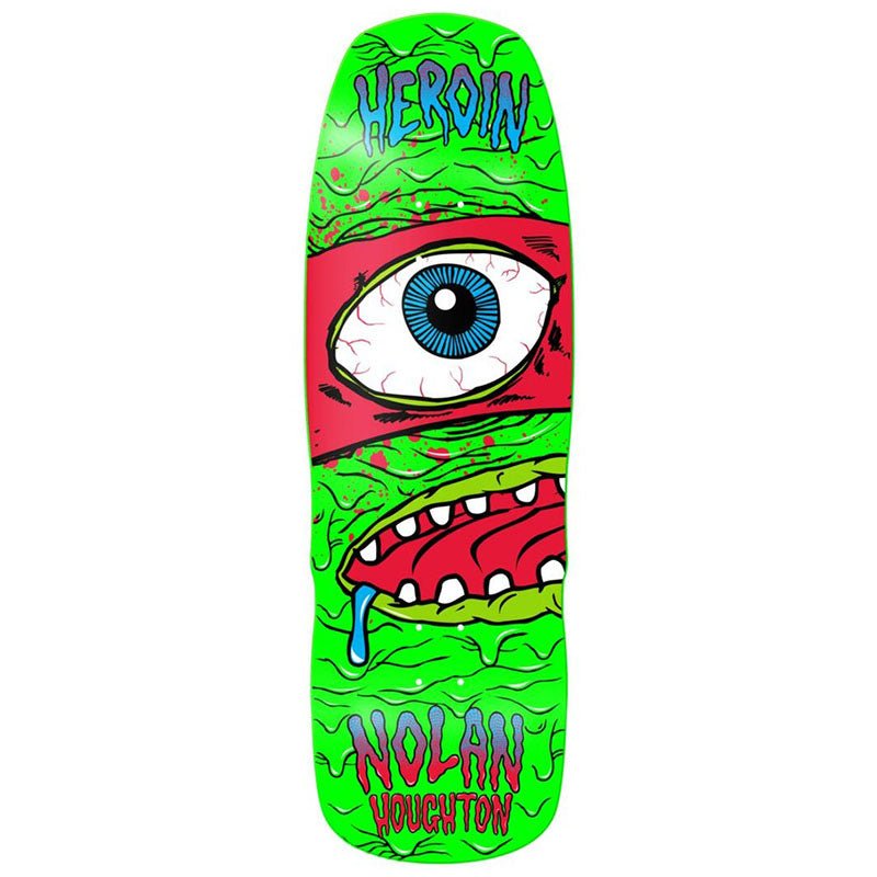 Heroin 10.1" NOLAN MUTATION Shaped Skateboard Deck - 5150 Skate Shop