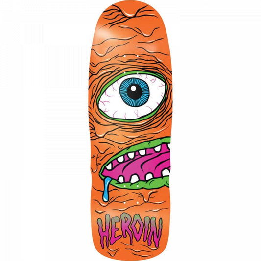 Heroin 10.4" x 32" MEGA MUTANT Orange Skateboard Deck - 5150 Skate Shop