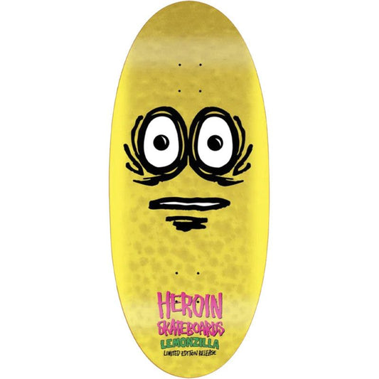 Heroin 13.5" x 31.5"  LEMONZILLA Skateboard Deck 5150 Skate Shop