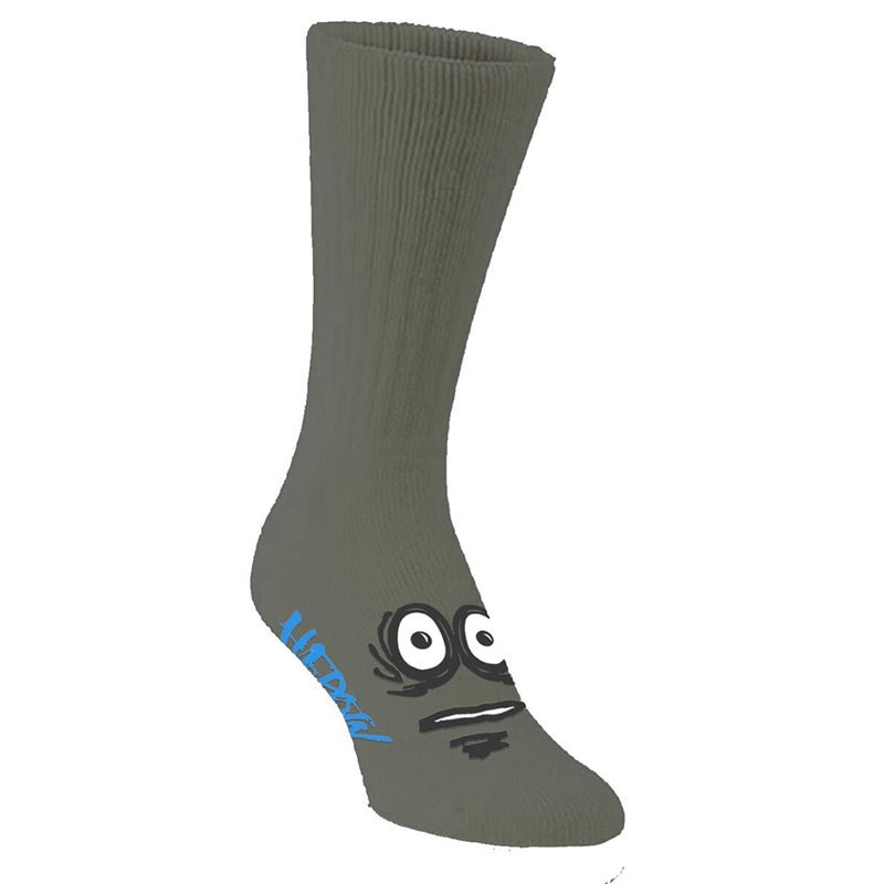 HEROIN BIG EGG GREY SOCKS 1pr-5150 Skate Shop