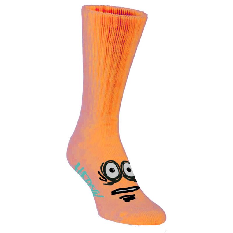 HEROIN BIG EGG ORANGE SOCKS 1pr-5150 Skate Shop