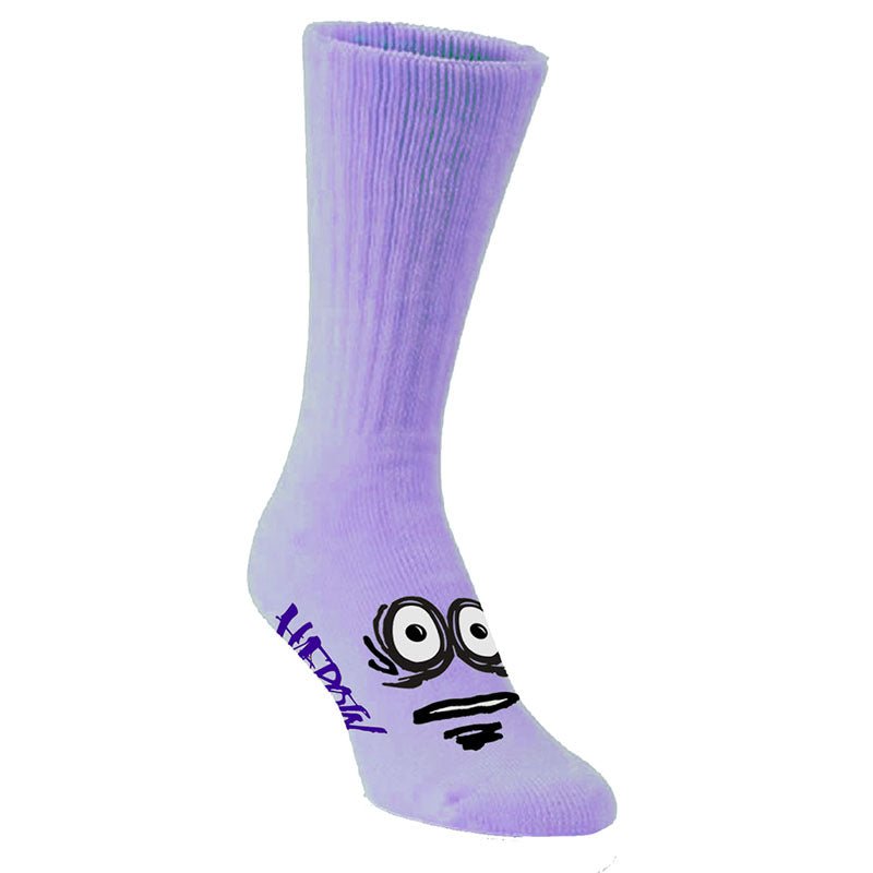 Heroin Skateboards BIG EGG Lavender Socks 1pr