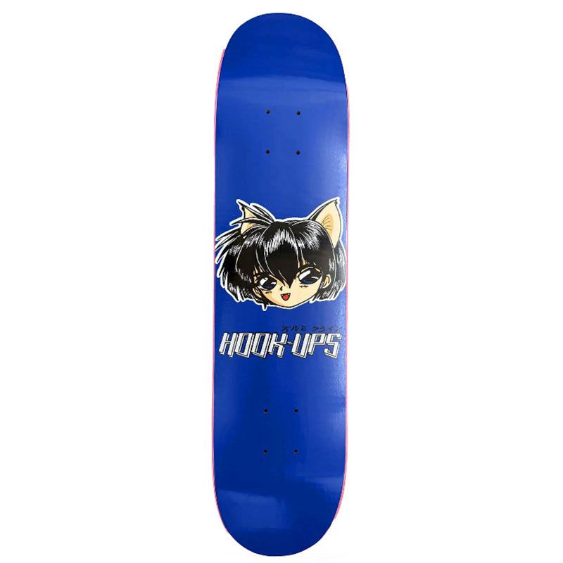 Hook-Ups 30 Years Anniversary 7.3" X 31" Cat Girl Skateboard Deck 5150 Skate Shop