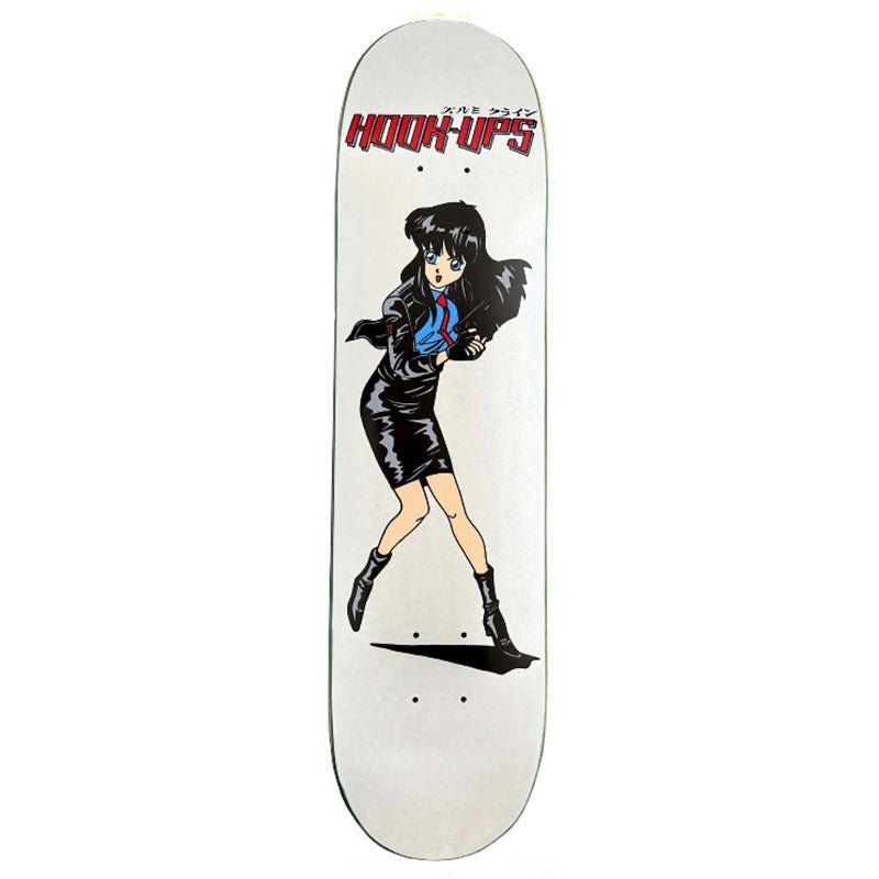 Hook-Ups 30 Years Anniversary 7.5" X 31" Police Girl Skateboard Deck 5150 Skate Shop