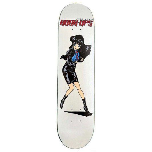 Hook-Ups 30 Years Anniversary 7.5" X 31" Police Girl Skateboard Deck 5150 Skate Shop