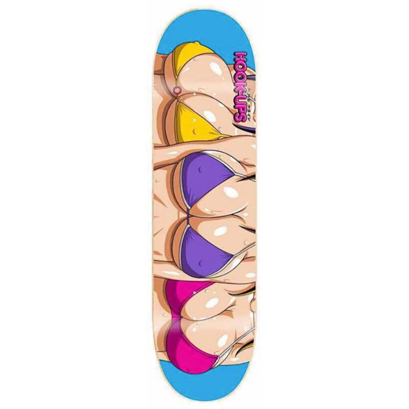 HOOK-UPS 8.25" x 32.25" 3 Girls Skateboard Deck 5150 Skate Shop