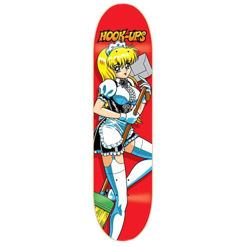 HOOK-UPS 8.25" x 32.25" Maid Ginger Skateboard Deck 5150 Skate Shop