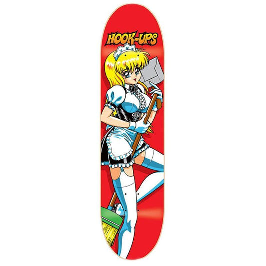 HOOK-UPS 8.25" x 32.25" Maid Ginger Skateboard Deck 5150 Skate Shop