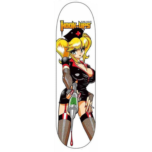 HOOK-UPS 8.25" x 32.25" Nurse Natsuki Skateboards Deck 5150 Skate Shop