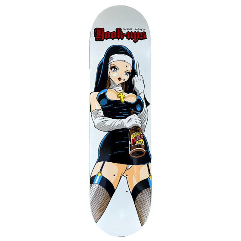 HOOK - UPS 8.25" x 32.25" Evil Nun Skateboard Deck