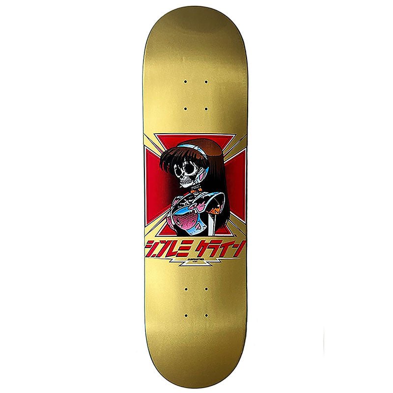 HOOK - UPS 8.5" x 32.25" Dream Hawk Matte Gold Skateboard Deck
