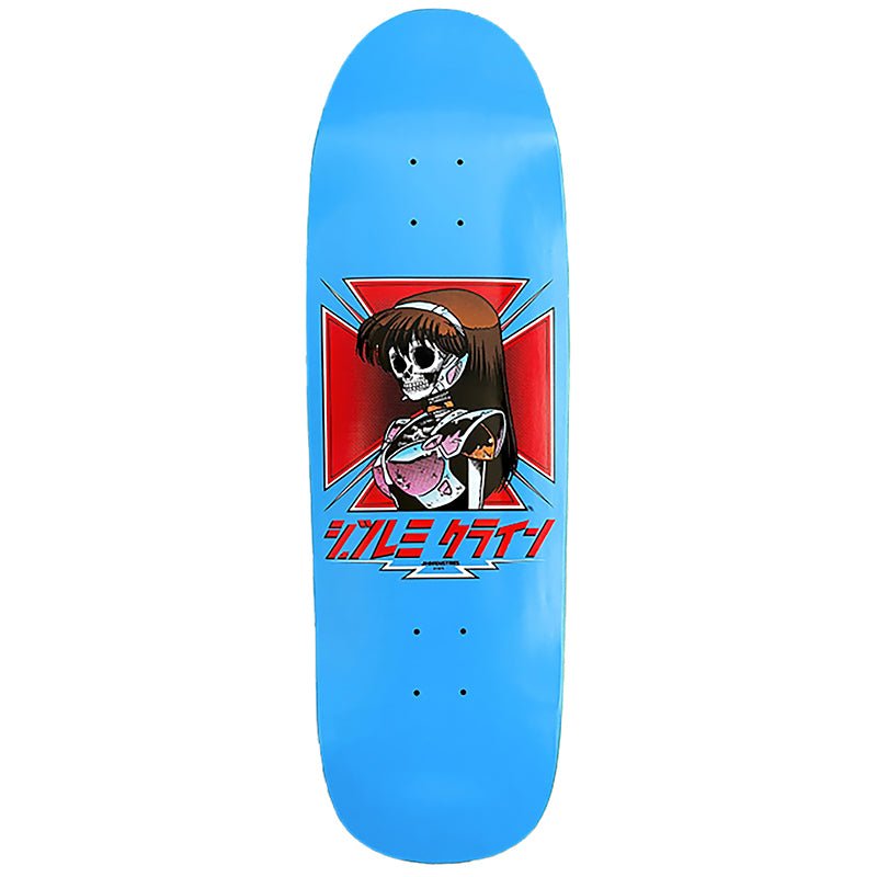HOOK - UPS 9.5" x 31.75" Dream Hawk Bright Blue Skateboard Deck