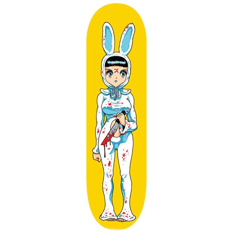 HOOK-UPS Skateboards 8.25" x 32.25" Death Bunny Skateboard Deck 5150 Skate Shop