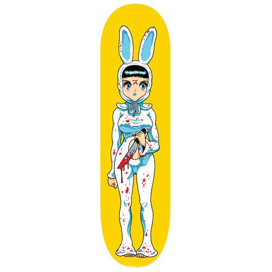 HOOK-UPS Skateboards 8.25" x 32.25" Death Bunny Skateboard Deck 5150 Skate Shop