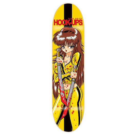 HOOK-UPS Skateboards 8.25" x 32.25" Kitana Skateboard Deck 5150 Skate Shop