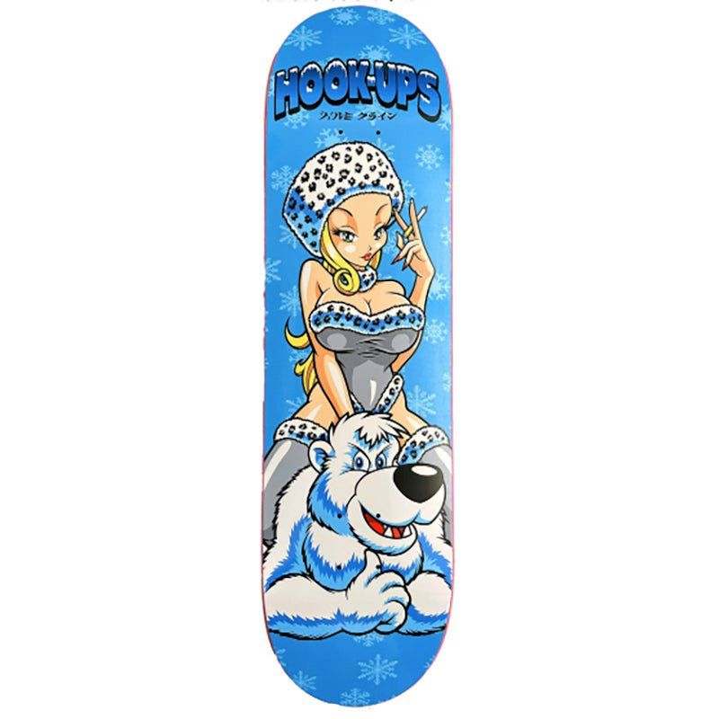 Hook-Ups Skateboards 8.25" x 32.25" Polar Girl Skateboard Deck 5150 Skate Shop
