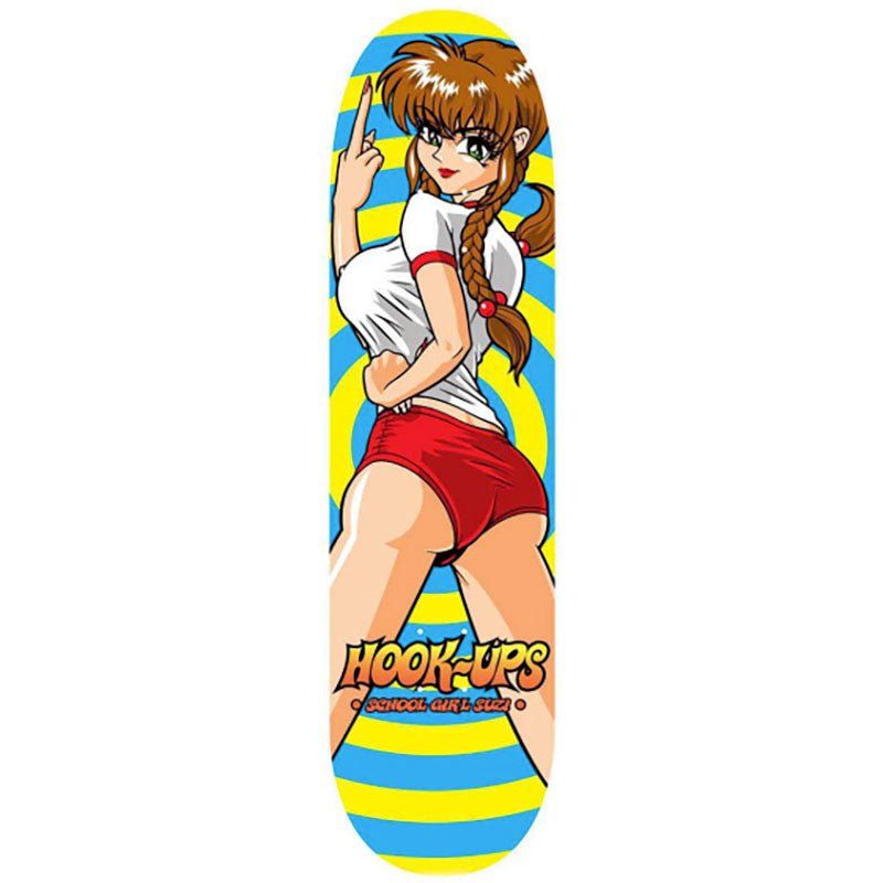 HOOK-UPS Skateboards 8.25" x 32.25" Suzi #1 Skateboard Deck 5150 Skate Shop
