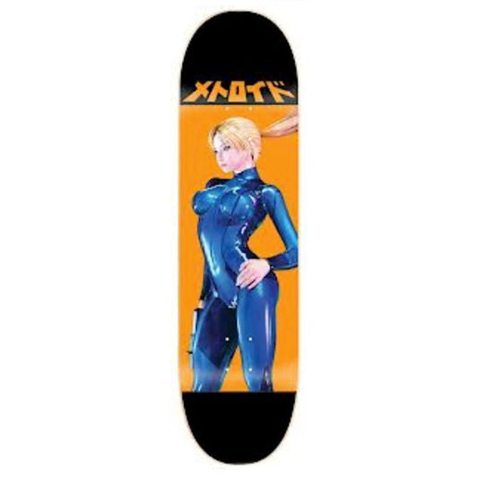 HOOK-UPS Skateboards 8.5" x 32.25" Samus Zero Suit Skateboard Deck 5150 Skate Shop