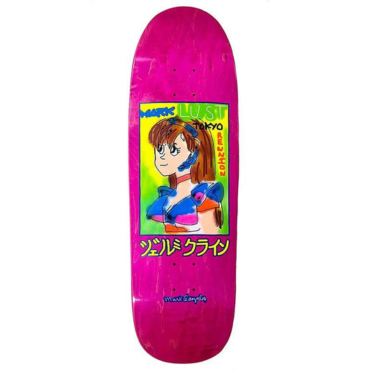 HOOK-UPS Skateboards 9.5" x 31.75" Gonz Dream Girl Pink Skateboard Deck 5150 Skate Shop
