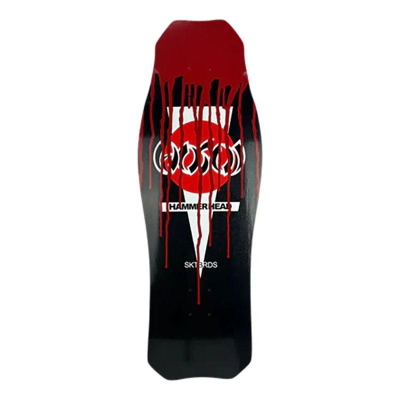 Hosoi 10.5"x 31" "Bloody" Halloween 2024 OG Hammerhead BLACK Skateboard Deck 5150 Skate Shop