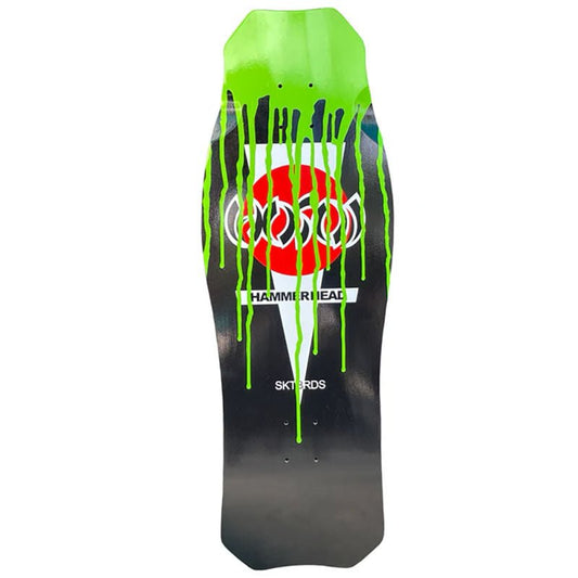 Hosoi 10.5"x 31" "Slimed" Halloween 2024 OG Hammerhead Black Skateboard Deck - 5150 Skate Shop