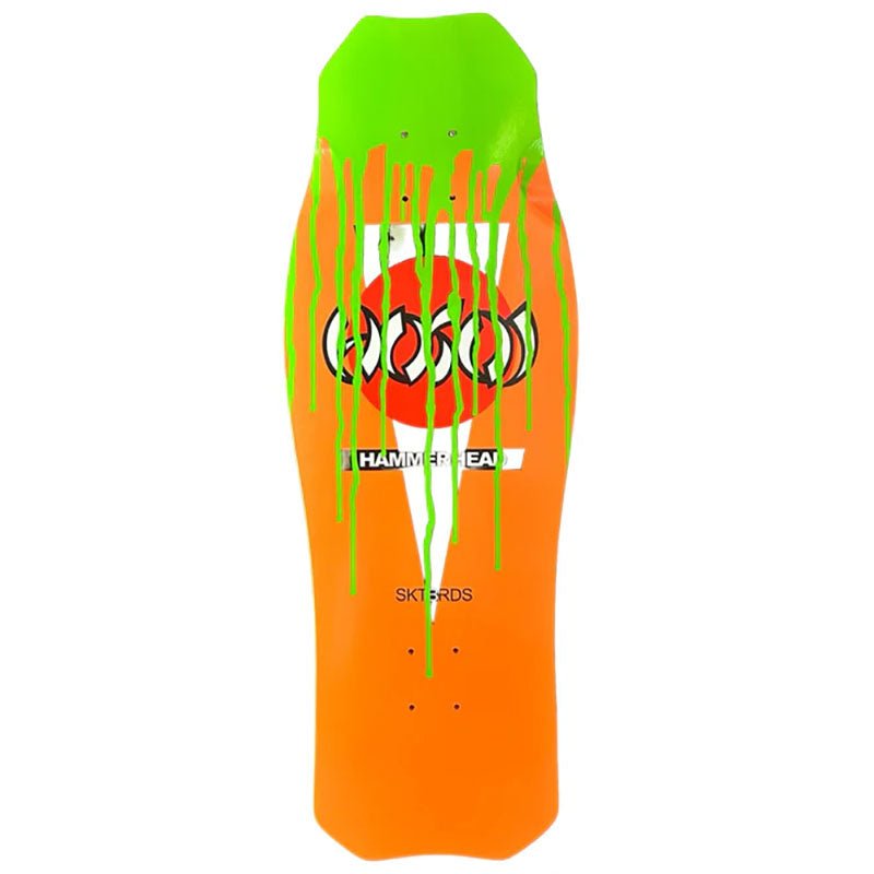 Hosoi 10.5"x 31" "Slimed" Halloween 2024 OG Hammerhead Orange Skateboard Deck (On The Way) - 5150 Skate Shop