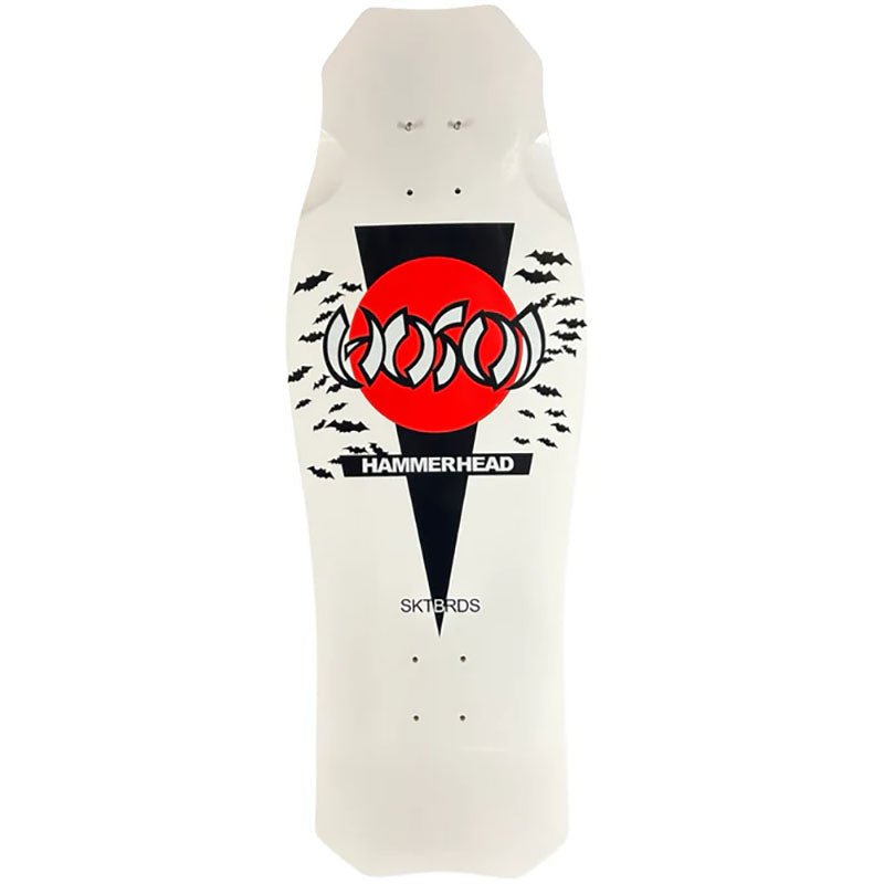 Hosoi 10.5"x 31" White "The Lost" Halloween 2024 OG Hammerhead Skateboard Deck (On The Way) - 5150 Skate Shop