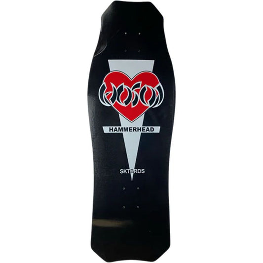 Hosoi Limited Valentines 2026 Heart OG BLACK Hammerhead Deck– 10.5"x31" 5150 Skate Shop