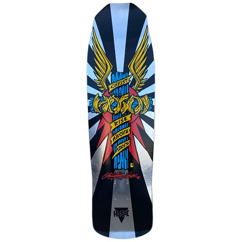 Hosoi Skateboards 9" x 33.25" Wings Limited Colorway - Silver Foil Deck 5150 Skate Shop