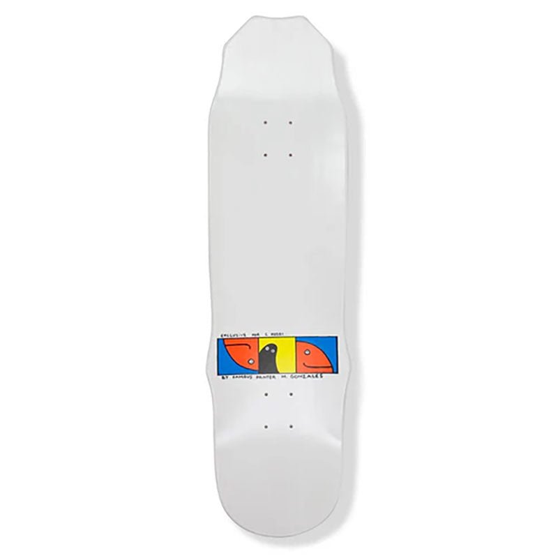 Hosoi Skateboards 9" x 33" WHITE Gonz 93 Skateboard Deck