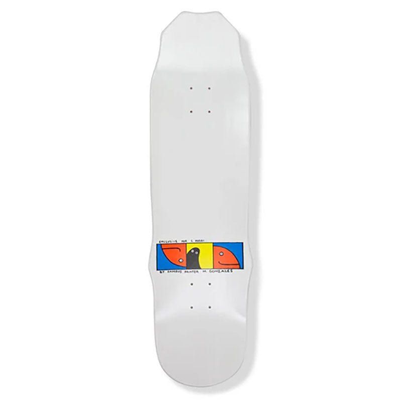 Hosoi Skateboards  9" x 33" WHITE Gonz 93 Skateboard Deck 5150 Skate Shop