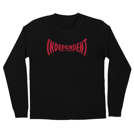 Independent Trucks Span Long Sleeve Black Heavyweight Mens T-Shirts - 5150 Skate Shop