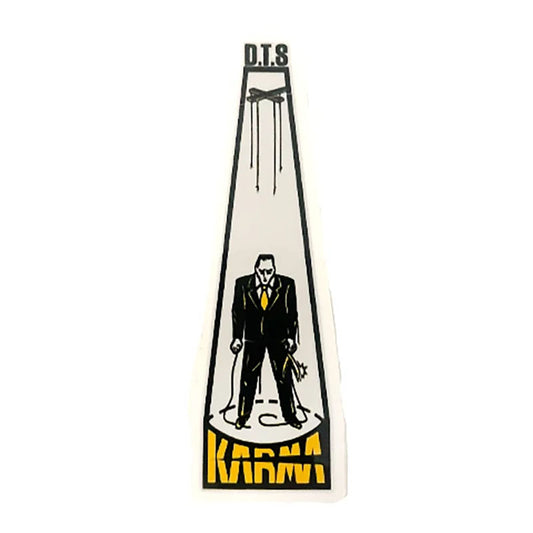 Dogtown 4" Tall Karma Tschoeff 'Puppet' 90s Sticker