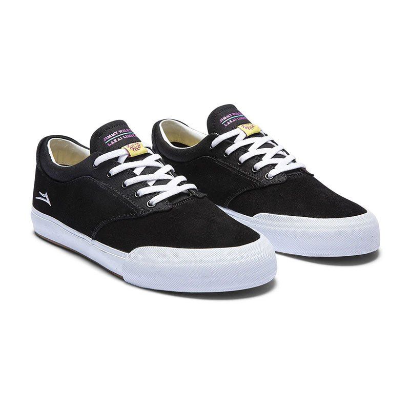 Lakai Limited Footwear WILKINS Black Suede Mens Shoes 5150 Skate Shop