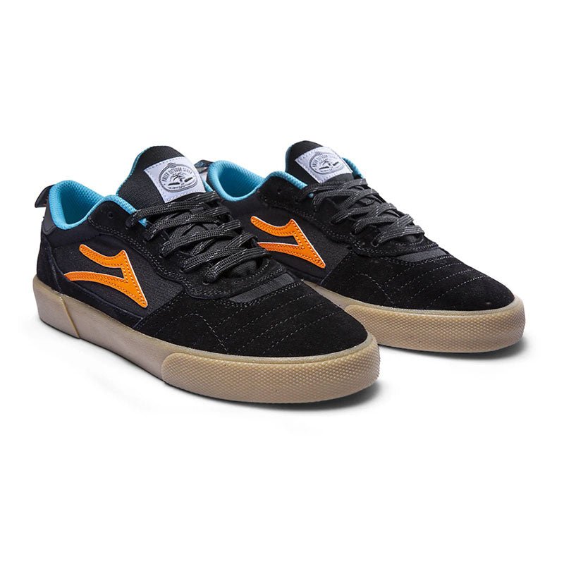 Lakai x Poler Cambridge Black/Multi Suede Mens Shoes - 5150 Skate Shop