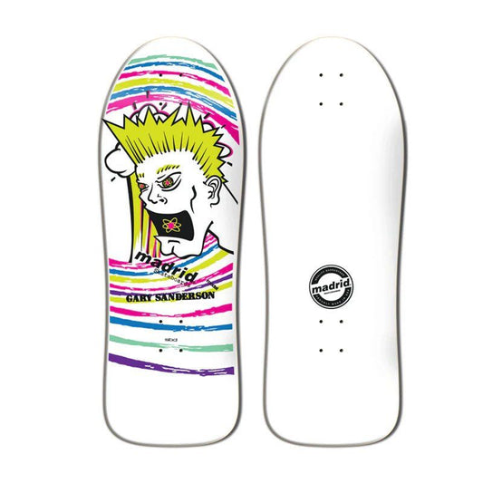 Madrid 10.625" x 30.25" GARY SANDERSON ATOMIC Skateboard Deck 5150 Skate Shop