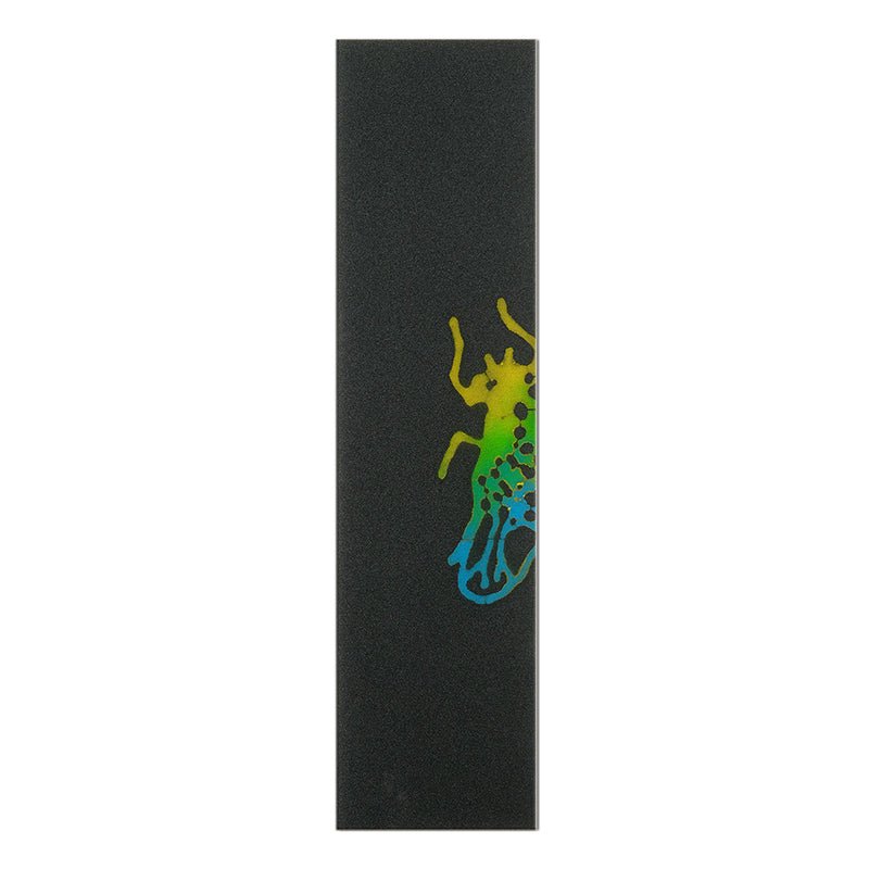 Madrid 10.5" x 40" Hand Stenciled Jumbo Retro Cool Green FlyPaper Skateboard Grip Tape 1pc-5150 Skate Shop