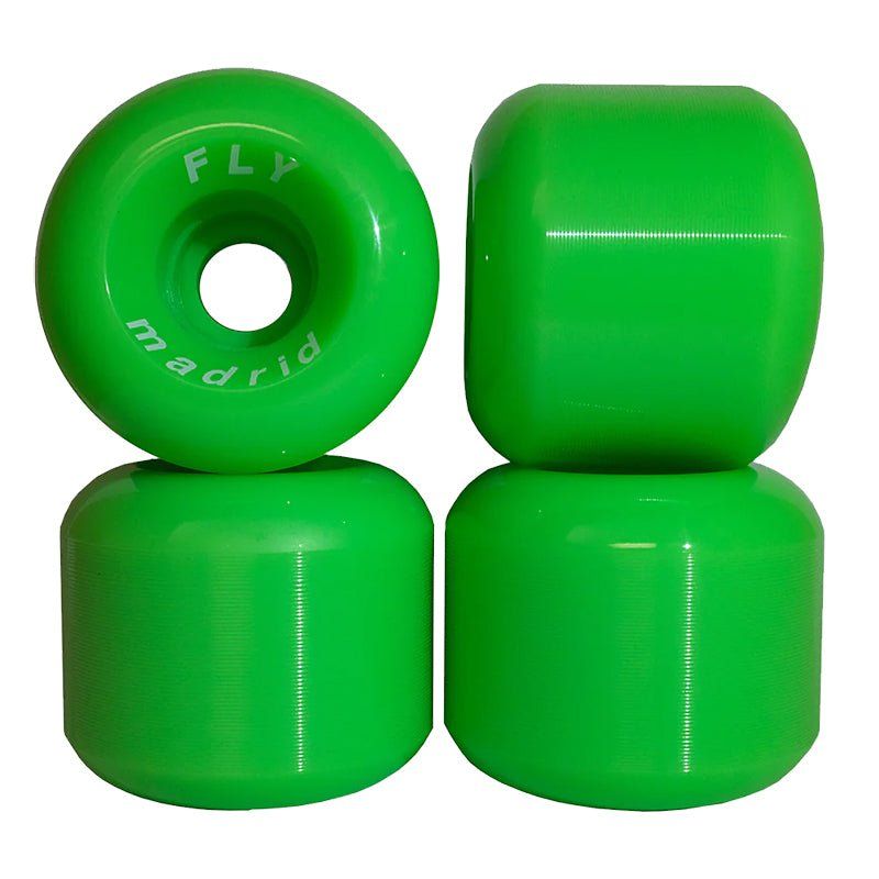 Madrid 60mm 90a Fly GREEN Skateboard Wheels 4pk 5150 Skate Shop