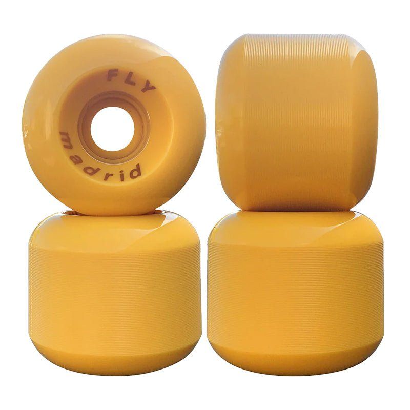 Madrid 60mm 90a Fly YELLOW Skateboard Wheels 4pk 5150 Skate Shop