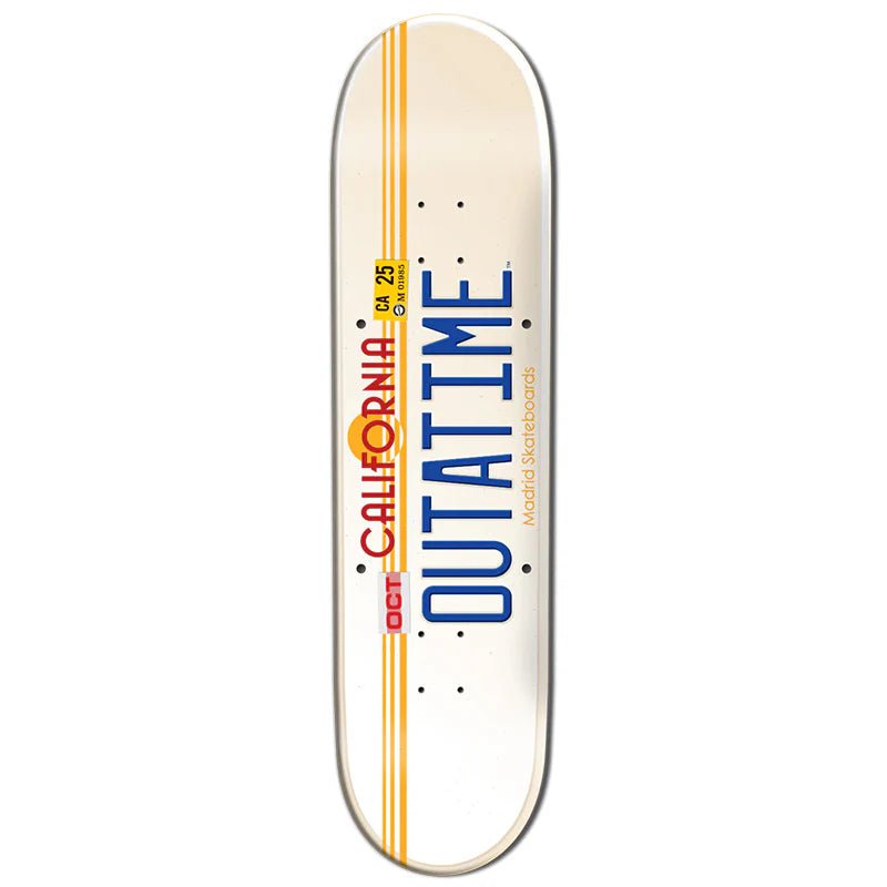 Madrid 8.5" x 32.75" OUTATIME STREET Skateboard Deck