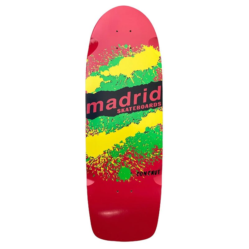 Madrid 9.5" x 29.87" Retro Explosion 1983 Re-Issue Rasta Skateboard Deck-5150 Skate Shop